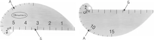 Универсальный шаблон сварщика УШС-1 ЭЛИТЕСТ (УШК-1 КРАСОВСКОГО) с калибровкой